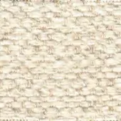 Woven fabric texture in off-white and beige tones, displaying a dense, irregular nubby weave with subtle color variations and a matte finish.